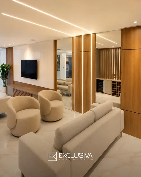 Living & Painel de TV Integrado #36