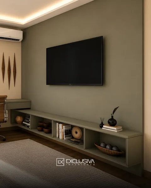 Living & Painel de TV Integrado #62